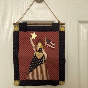 Statue of Liberty with Flag Wall Decor